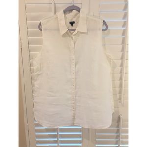 Talbots sleeveless blouse